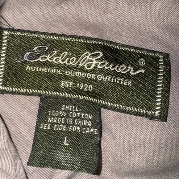 Eddie Bauer Women's Utility Jacket in Taupe 100% Cotton - Picture 6 of 8